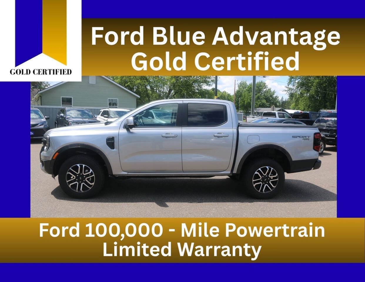 2024 Ford Ranger Lariat 4x4 4dr SuperCrew 5.0 ft. SB