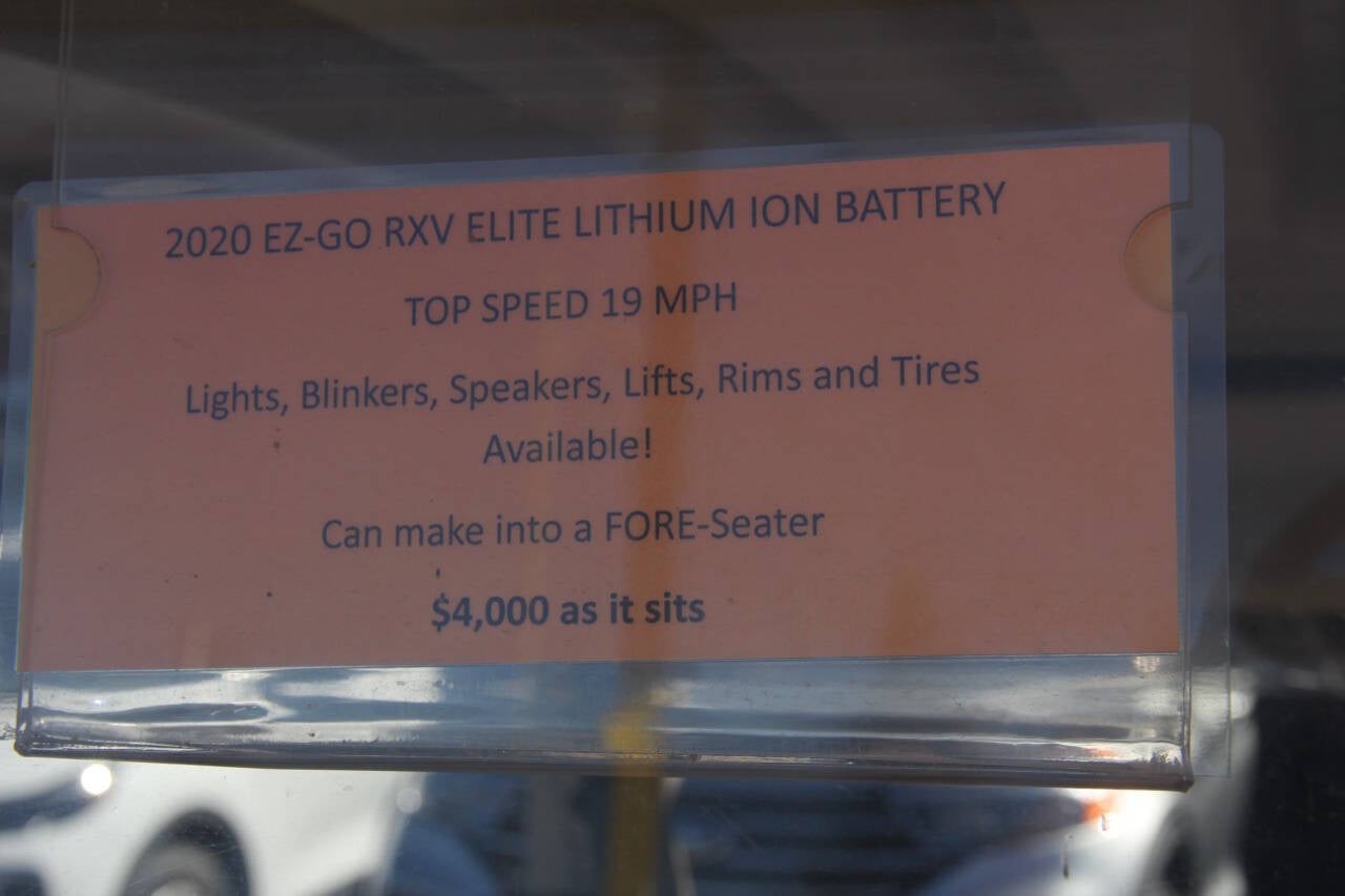 2020 E-Z-GO RXV ELiTE Base