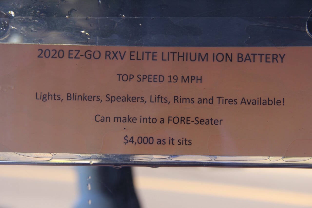 2020 E-Z-GO RXV ELiTE Base